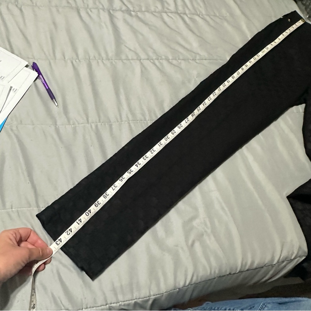 St. John Sport by Marie Gray  Logo Monogram Print Jacquard Pants 4 Classic Style - Picture 12 of 12